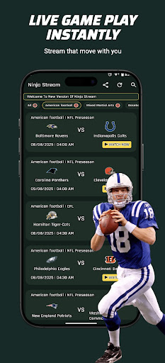 LIVE NBA NFL MLB Streams screenshot