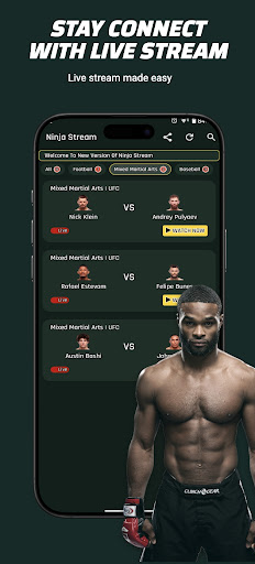 LIVE NBA NFL MLB Streams screenshot