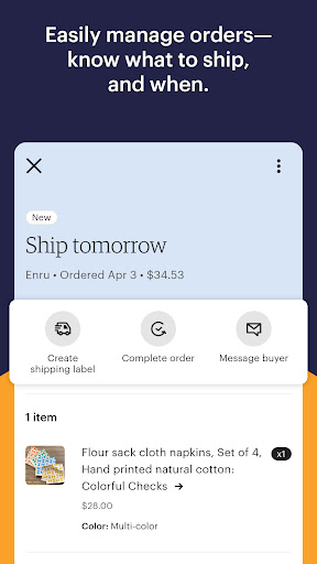 Etsy Seller: Manage Your Shop screenshot