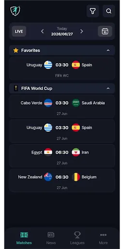 Alostora - Live Scores screenshot
