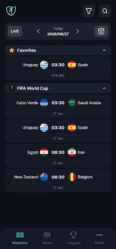 Alostora - Live Scores screenshot