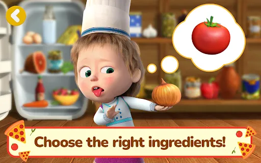 Masha and the Bear Pizza Maker screenshot