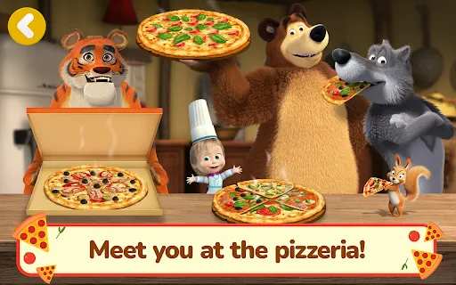 Masha and the Bear Pizza Maker screenshot