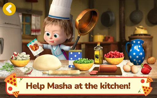 Masha and the Bear Pizza Maker screenshot