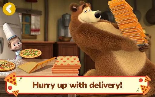 Masha and the Bear Pizza Maker screenshot