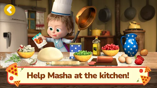 Masha and the Bear Pizza Maker screenshot