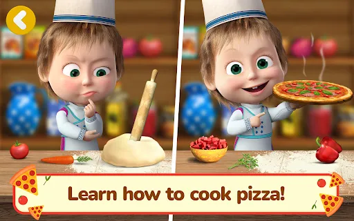 Masha and the Bear Pizza Maker screenshot