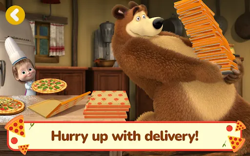 Masha and the Bear Pizza Maker screenshot