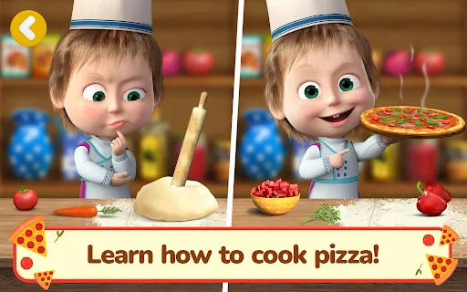 Masha and the Bear Pizza Maker screenshot