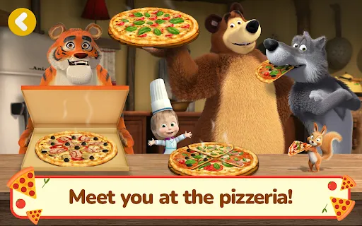 Masha and the Bear Pizza Maker screenshot