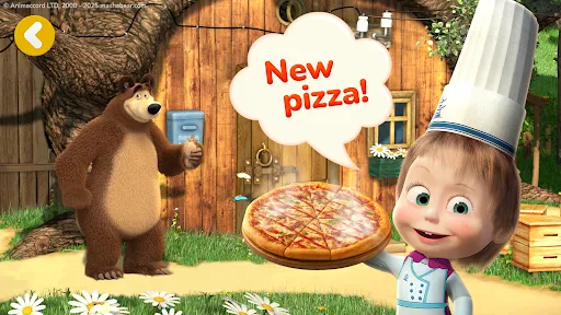 Masha and the Bear Pizza Maker screenshot