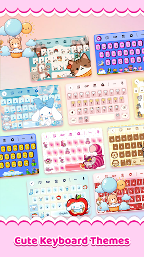 Cute Keyboard: Sounds & Emojis screenshot