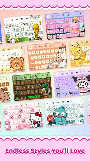 Cute Keyboard: Sounds & Emojis screenshot