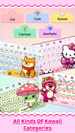Cute Keyboard: Sounds & Emojis screenshot