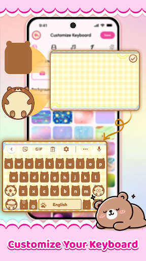 Cute Keyboard: Sounds & Emojis screenshot