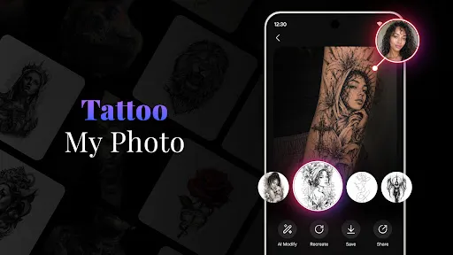 AI Tattoo Design: ArtReel screenshot