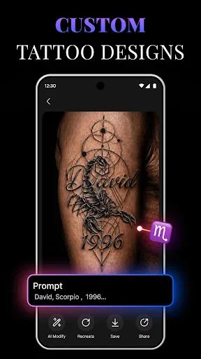 AI Tattoo Design: ArtReel screenshot