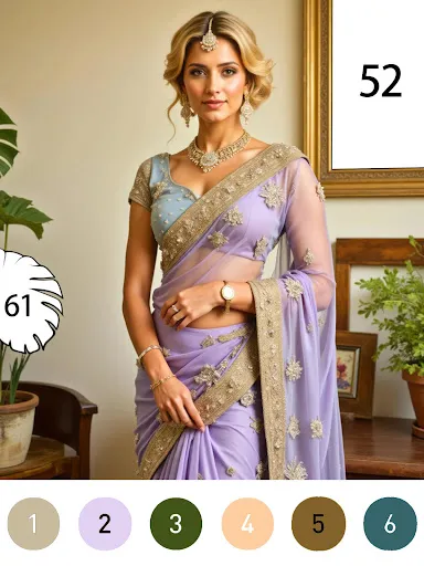 Gown Color by Number Book screenshot