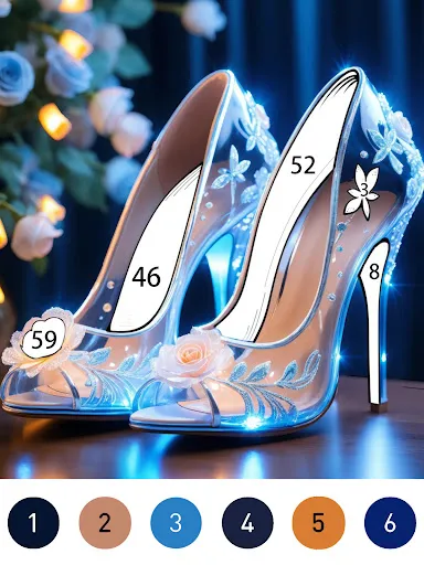 Gown Color by Number Book screenshot