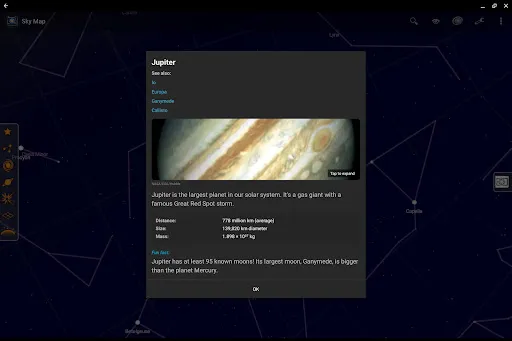 Sky Map screenshot