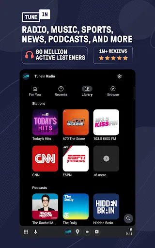 TuneIn Radio: Music & Sports screenshot