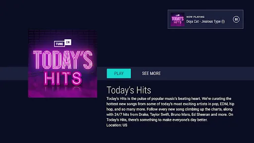 TuneIn Radio: Music & Sports screenshot