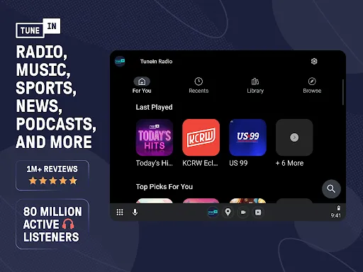 TuneIn Radio: Music & Sports screenshot