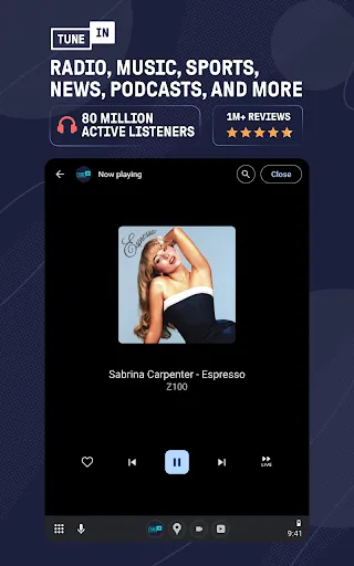 TuneIn Radio: Music & Sports screenshot