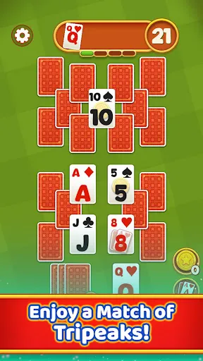 Bingo TriPeaks Solitaire screenshot