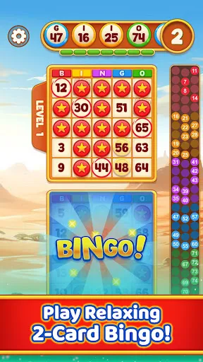 Bingo TriPeaks Solitaire screenshot