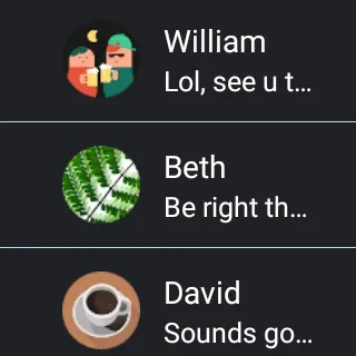 Handcent Next SMS messenger screenshot