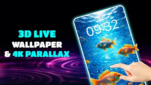 3D Live Wallpaper: 4D & 4K screenshot