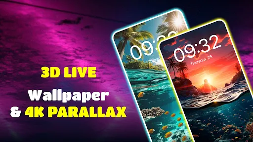 3D Live Wallpaper: 4D & 4K screenshot