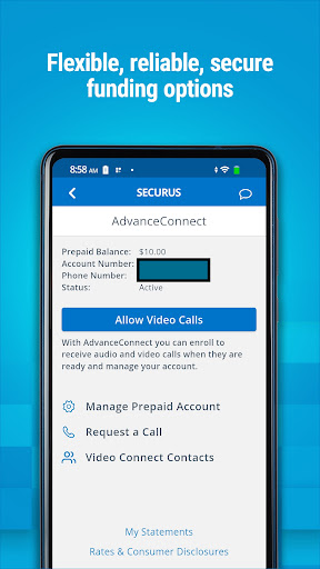 Securus Mobile screenshot