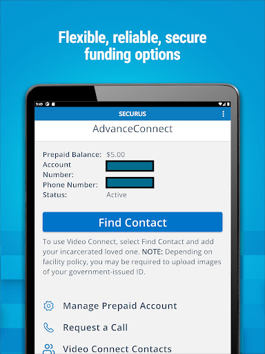 Securus Mobile screenshot