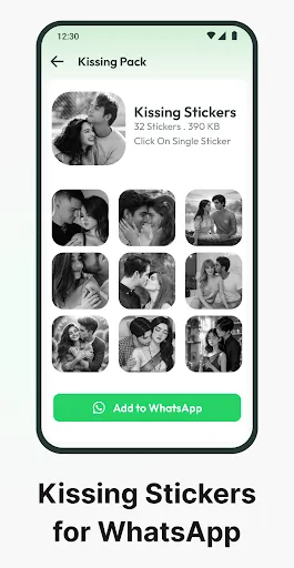 Romantic Love Emoji WAStickers screenshot