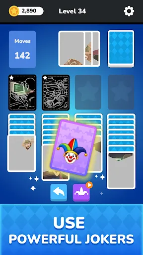 Solitaire - Puzzle Images screenshot