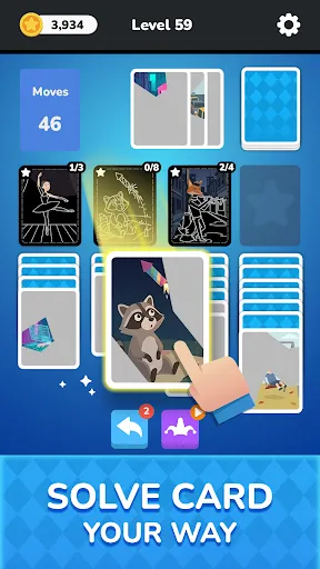 Solitaire - Puzzle Images screenshot
