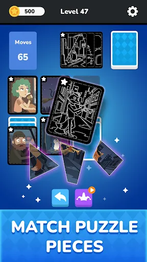 Solitaire - Puzzle Images screenshot