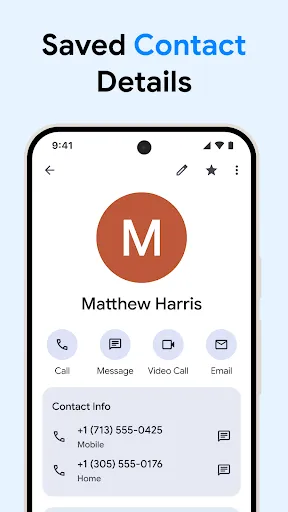 Contacts screenshot