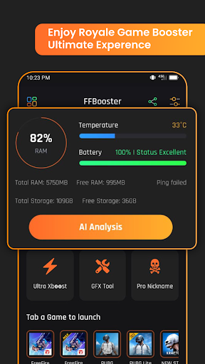 Game booster GFX Fire Fix screenshot