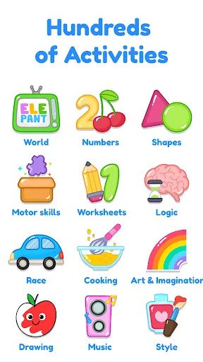 ElePant Kids Learning Games 2+ screenshot