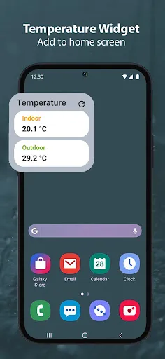 Room Temperature Thermometer screenshot