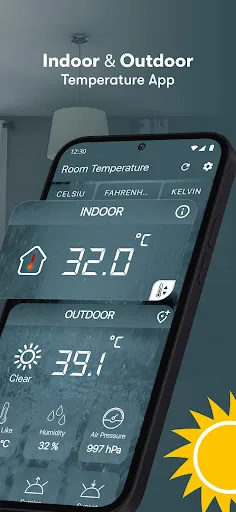 Room Temperature Thermometer screenshot