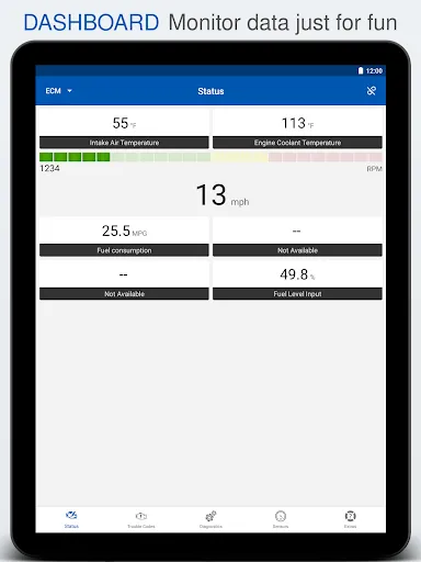 OBD Auto Doctor car scanner screenshot