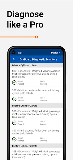 OBD Auto Doctor car scanner screenshot
