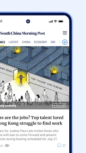 South China Morning Post screenshot