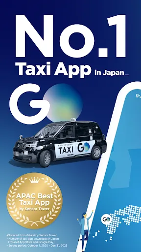 GO / Taxi app for Japan screenshot