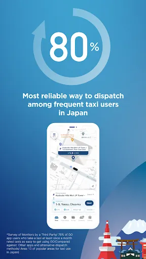 GO / Taxi app for Japan screenshot