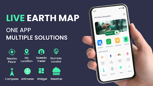 GPS Voice Map & Route Finder screenshot